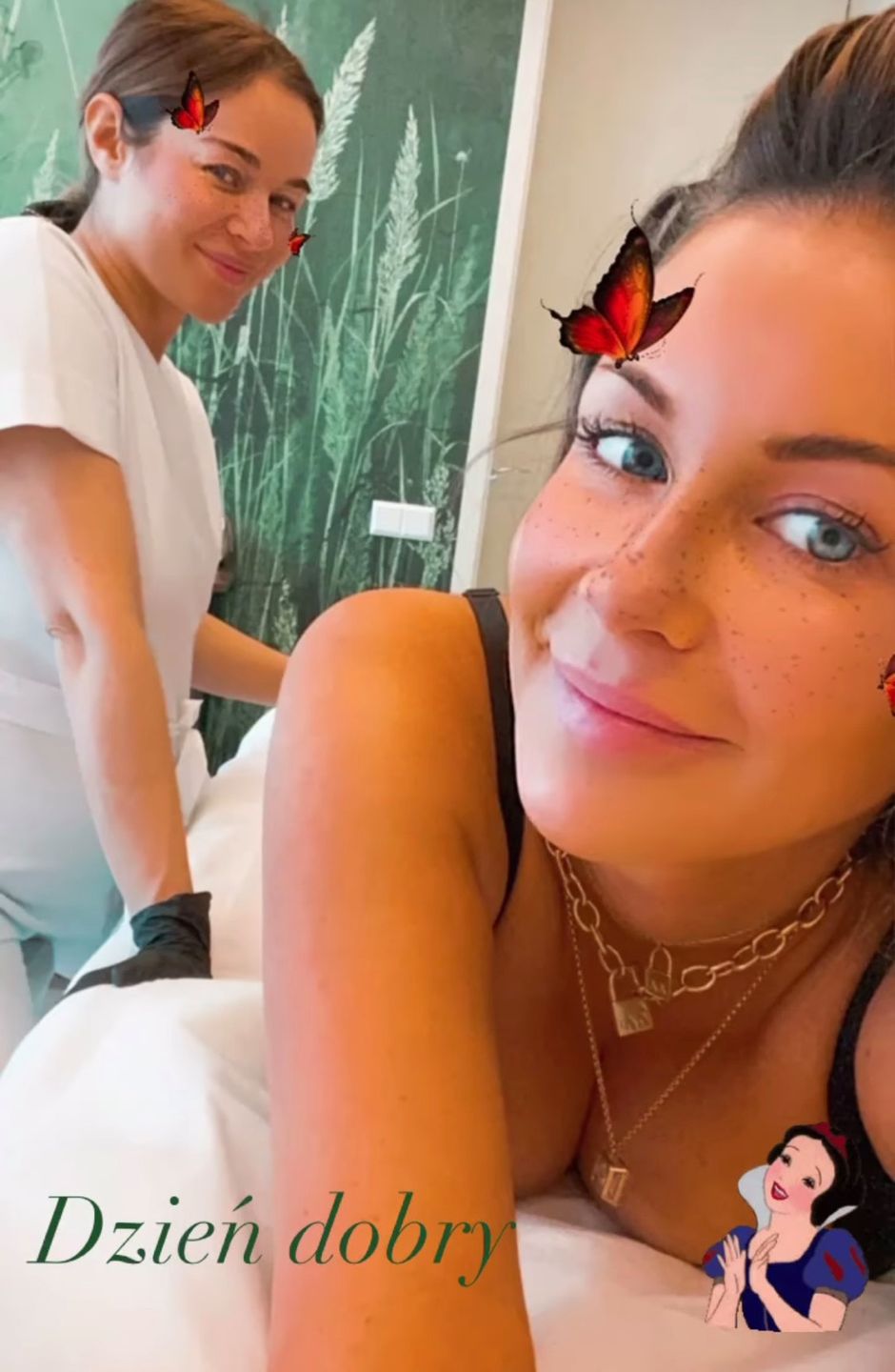 Małgorzata Rozenek w salonie piękności