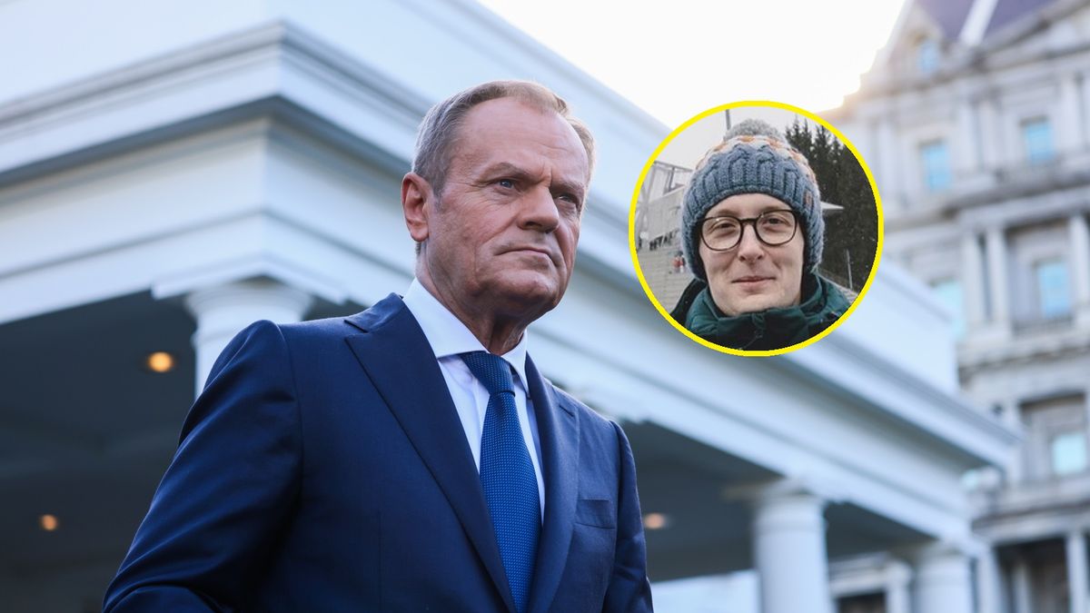 PAP / Leszek Szymański / Na zdjęciu: Donald Tusk i Kacper Merk (instagram.com/merkacper)