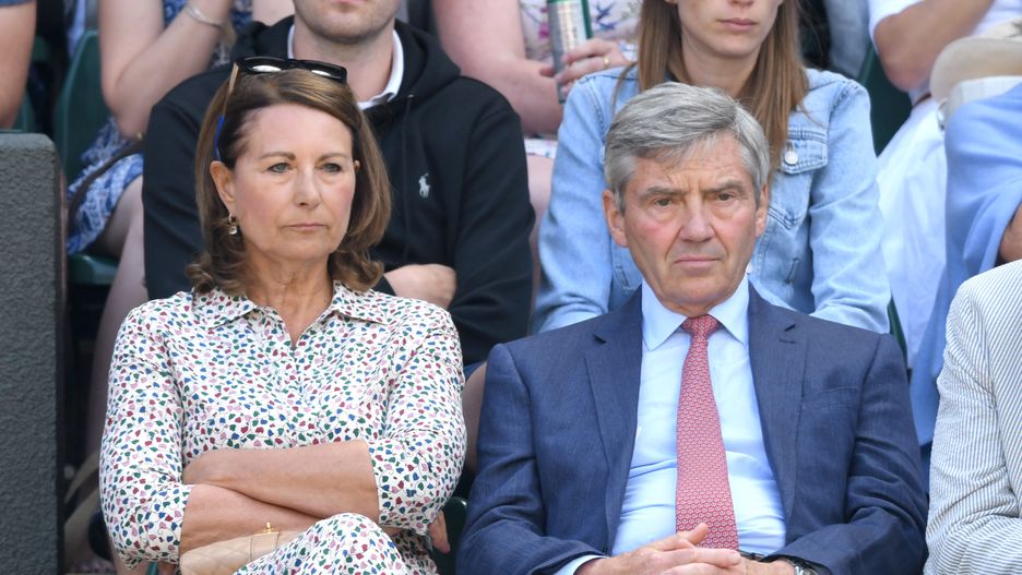 Carole i Michael Middleton kibicują na Wimbledonie