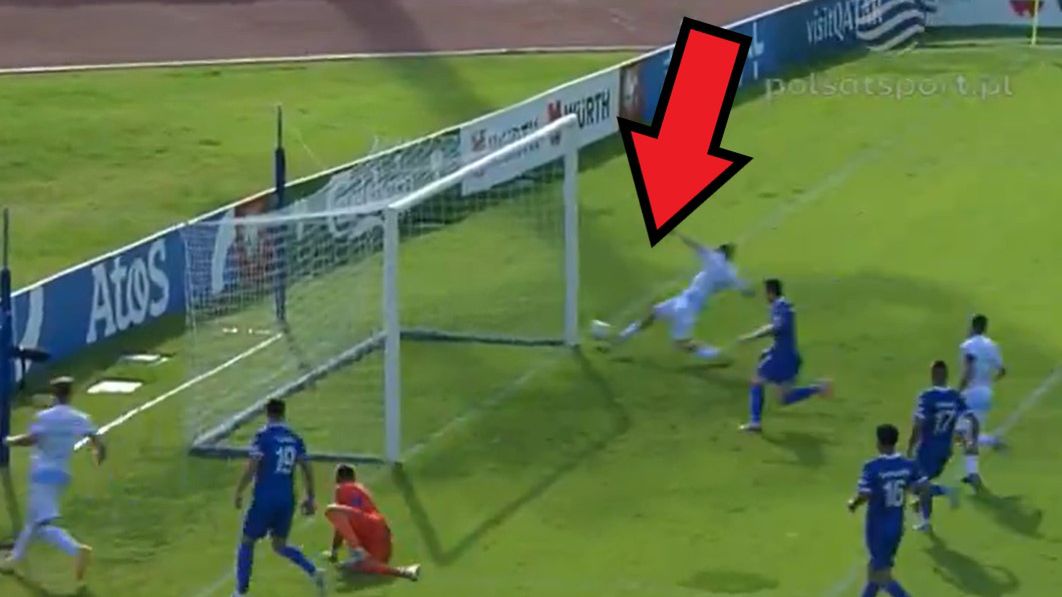 Twitter / Polsat Sport / Pudło reprezentanta San Marino