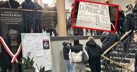 Protest uczniów w Sulejówku. Doszło do awantury
