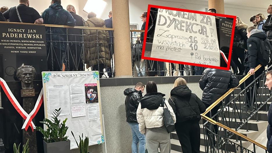 Prostet uczniów w Sulejówku.