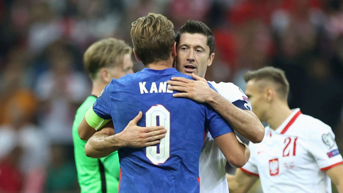 Getty Images / Eddie Keogh / Na zdjęciu: Harry Kane i Robert Lewandowski
