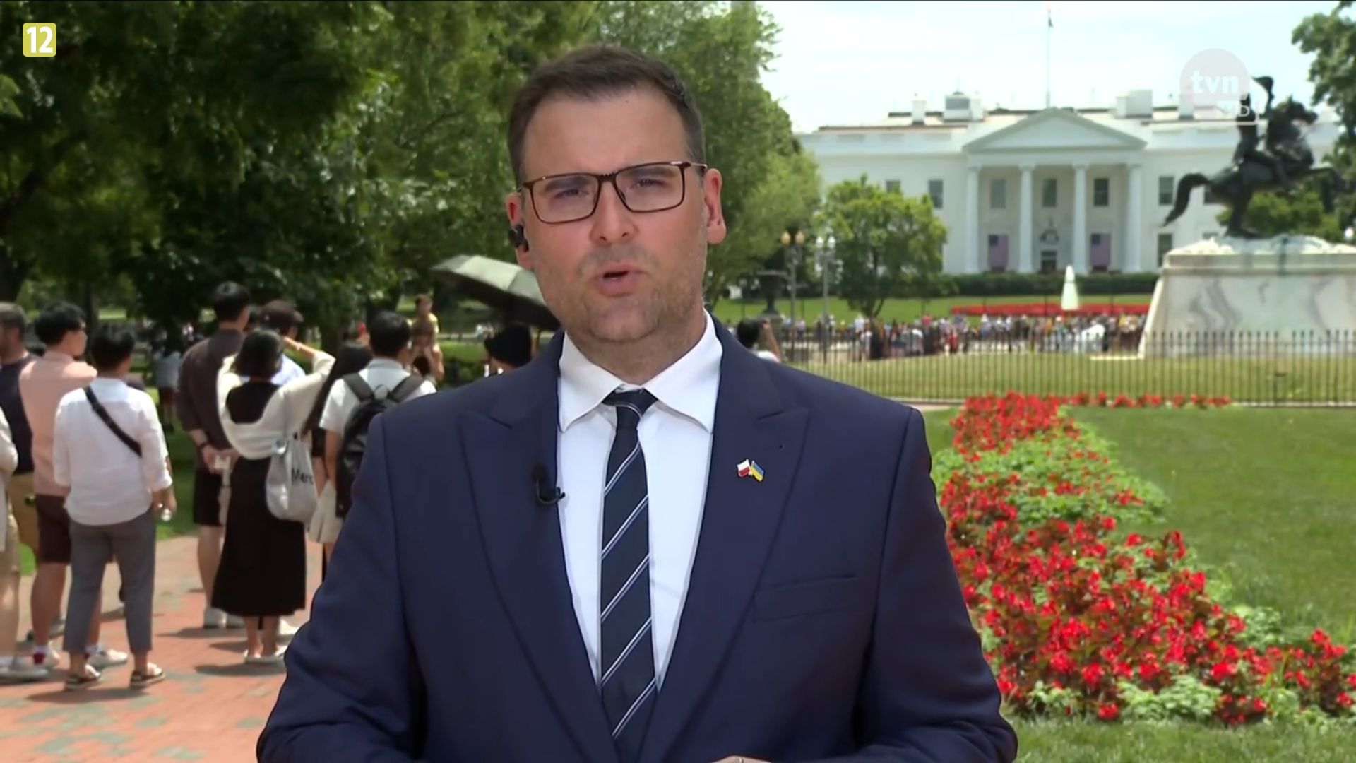 Michał Sznajder - znany prezenter TVN24 BIS