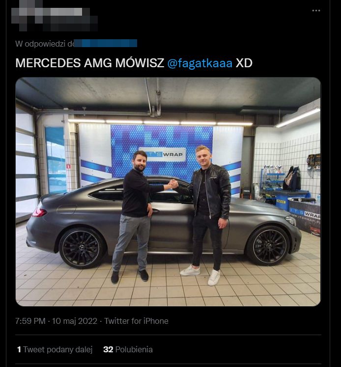 Komentarze z Twittera o Fagacie i Kamilu Jóźwiaku