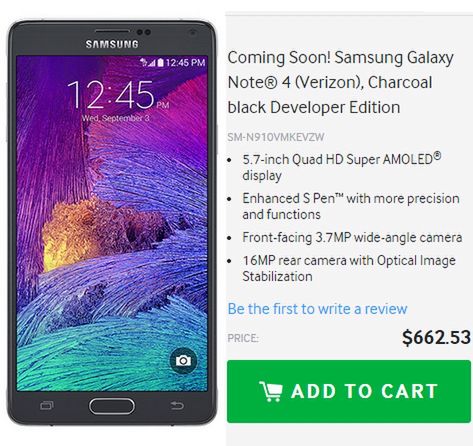 W skrócie: Galaxy Note 4 w sprzedaży, a One (M8) EYE nie dla nas 2