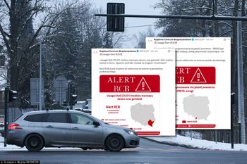 Przyszły z samego rana. Dwa alerty RCB