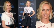 Charlize Theron chwali się hollywoodzkim uśmiechem i torebkę Diora za 14 tysięcy