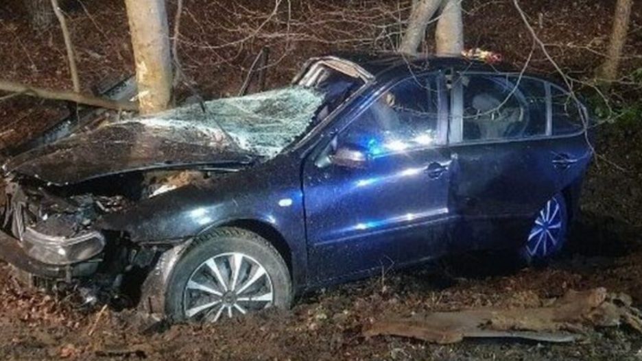 Samochód po wypadku