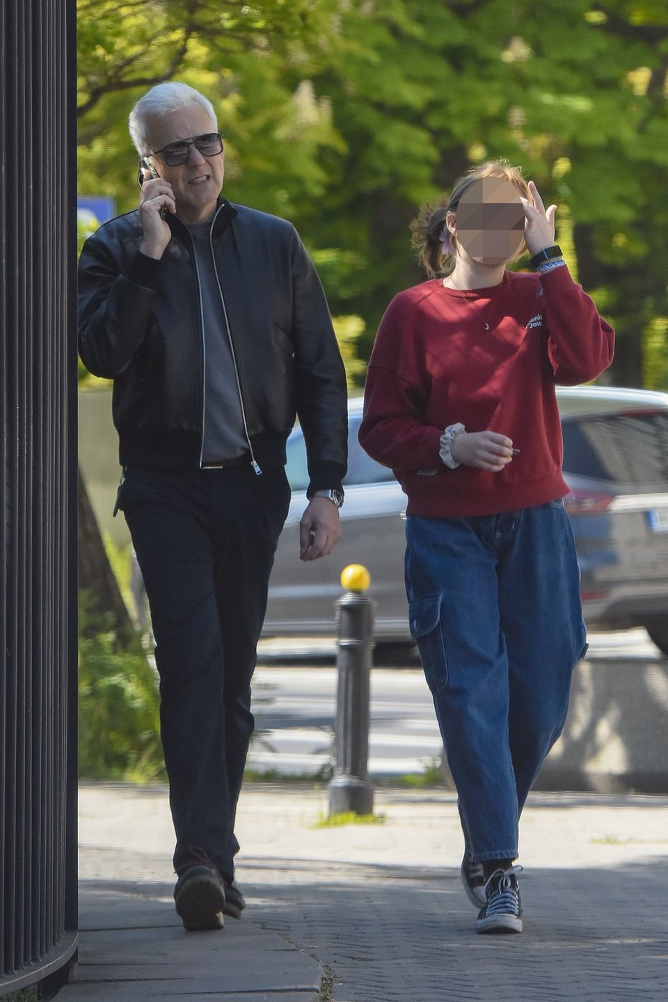 Hubert Urbański z córką