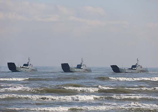 Military exercises will take place over the Caspian Sea without the participation of Russia. Illustrative photo