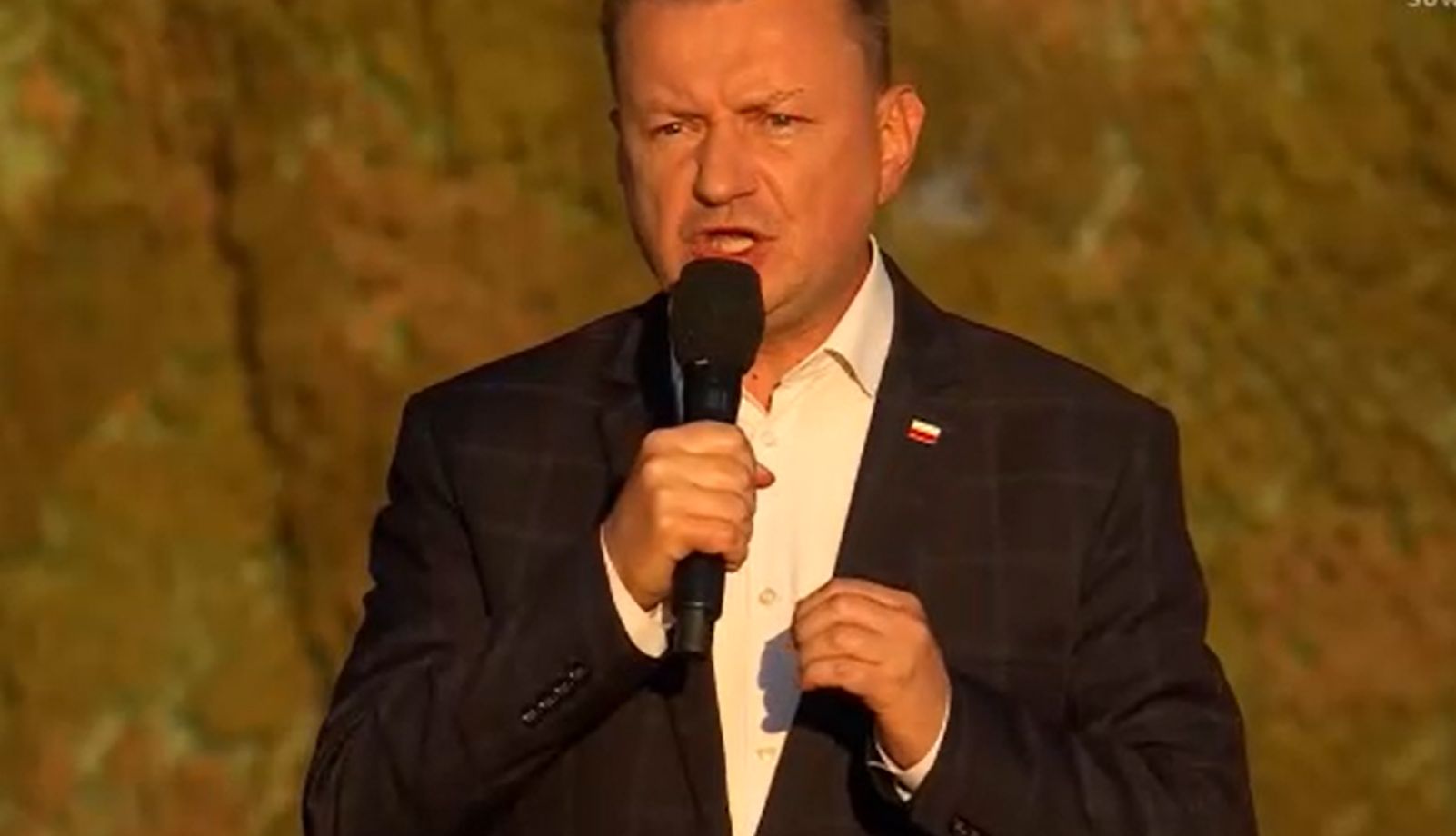 Mariusz Błaszczak przemówił na koncercie "Razem dla bezpiecznych granic"