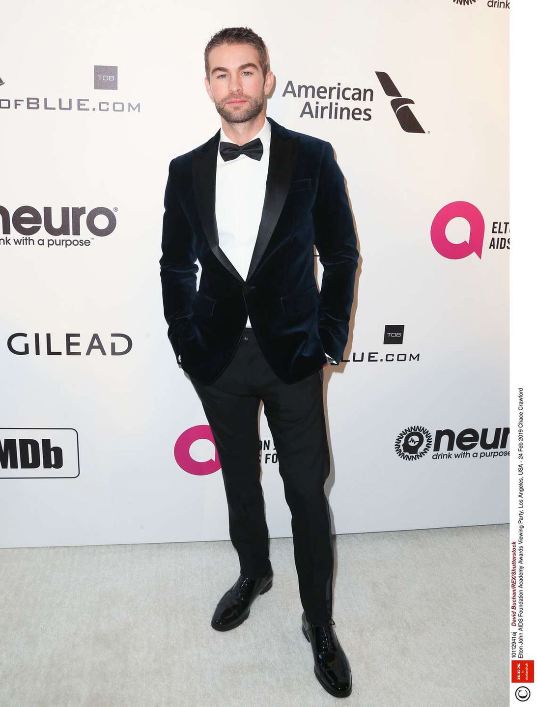 Chace Crawford - after party Eltona Johna, Oscary 2019