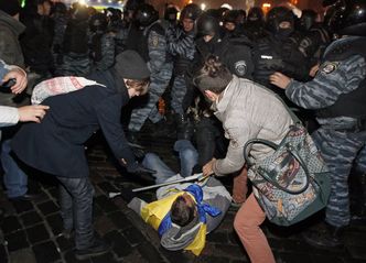 Protesty na Ukrainie. Flagi UE sprzedają się jak świeże bułeczki