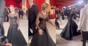 Oscary 2023. Lady Gaga i przykry upadek na szampańskim dywanie. Wszystko na oczach tłumów. Jest nagranie