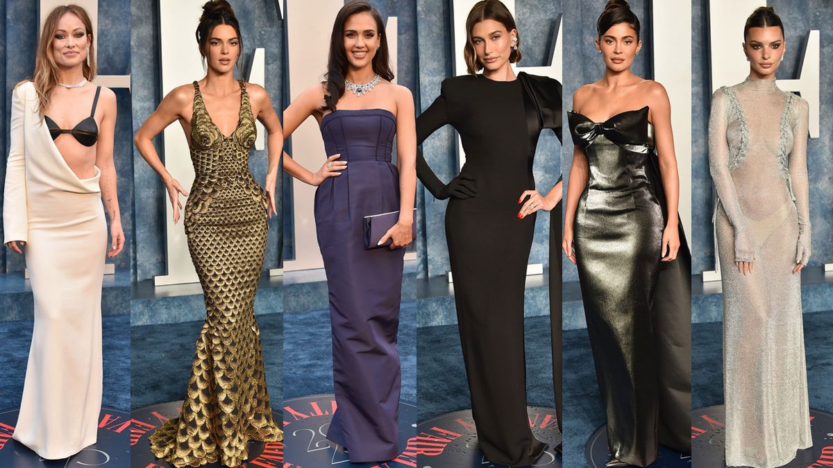 Vanity Fair Oscar Party 2023. Kreacje gwiazd: Hailey Bieber, Kendall Jenner, Olivia Wilde, Kylie Jenner... [Dużo zdjęć]