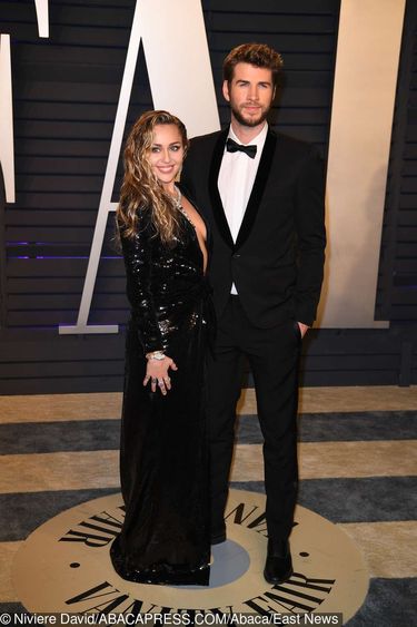 Miley Cyrus, Liam Hemsworth - after party Vanity Fair, Oscary 2019
