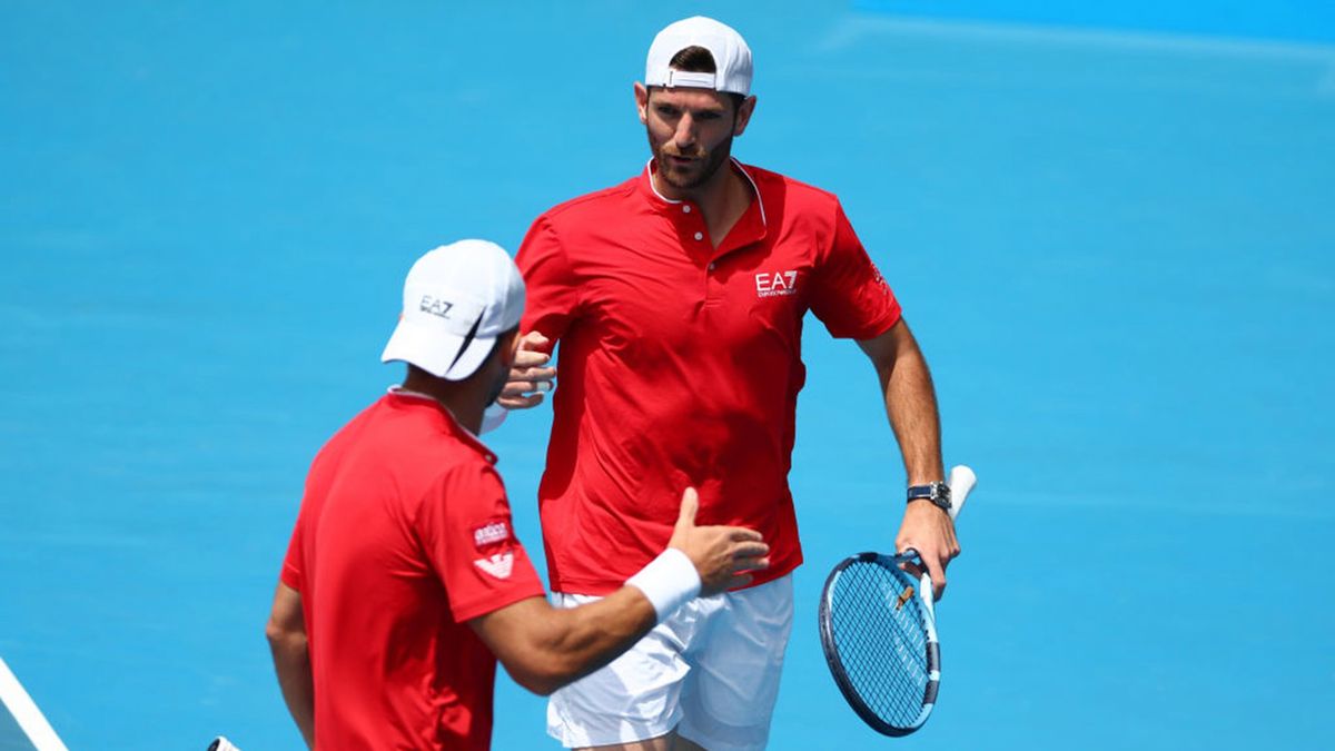 Getty Images / Graham Denholm / Na zdjęciu: Simone Bolelli i Andrea Vavassori