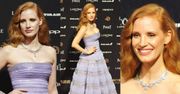 Jessica Chastain w falbanach na gali w Chinach