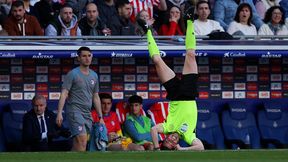 To nie jest fotomontaż. Sceny na meczu w Barcelonie