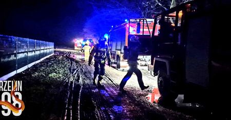 Strzelin. Pożar pustostanu. Nie żyje 37-letnia kobieta