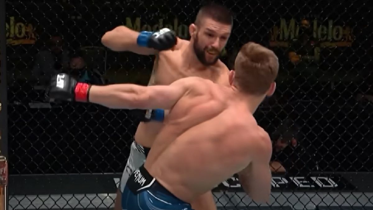 Mateusz Gamrot znokautował Scotta Holtzmana na UFC on ABC 2