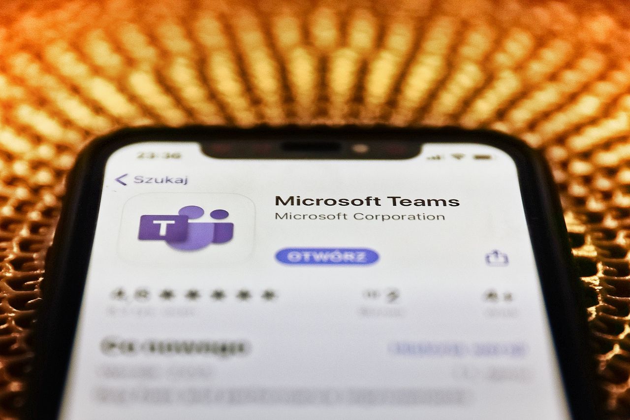 Microsoft Teams dostępny w wersji konsumenckiej, fot. Jakub Porzycki/NurPhoto via Getty Images