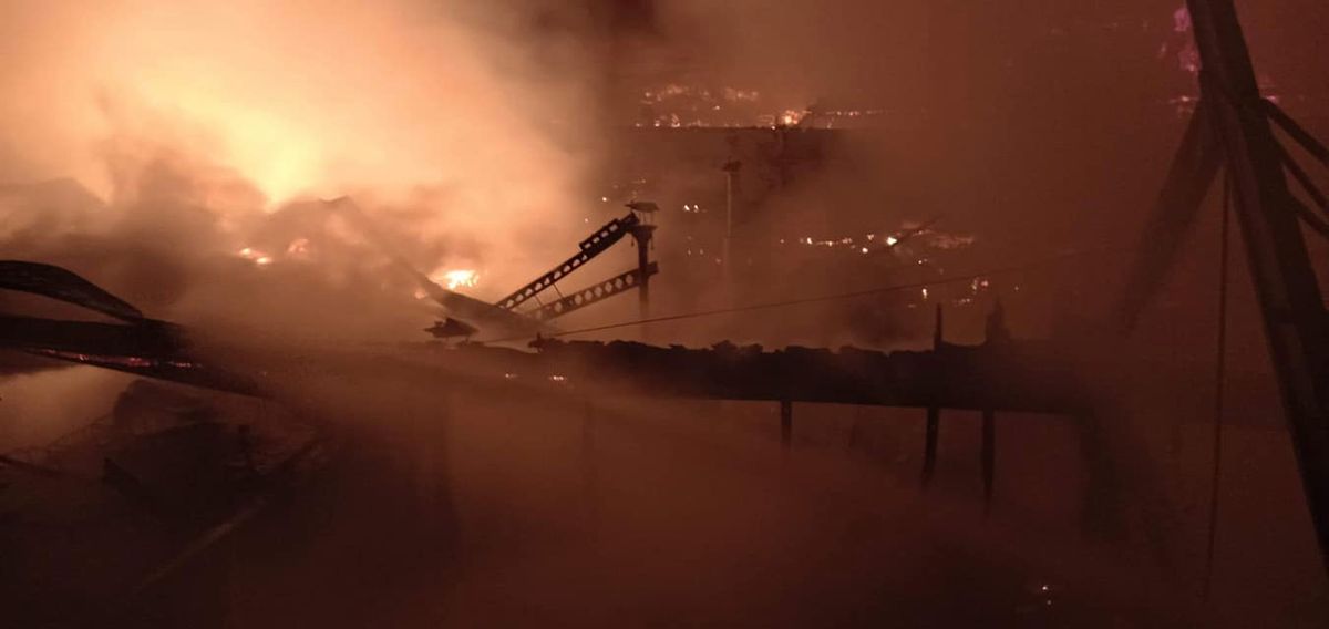 Wrocław: pożar hali na Stabłowicach