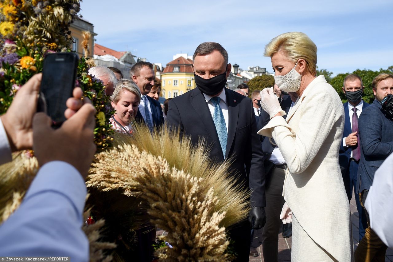 Piątka dla zwierząt. Dożynki prezydenckie. Andrzej Duda i Agata Kornhauser-Duda