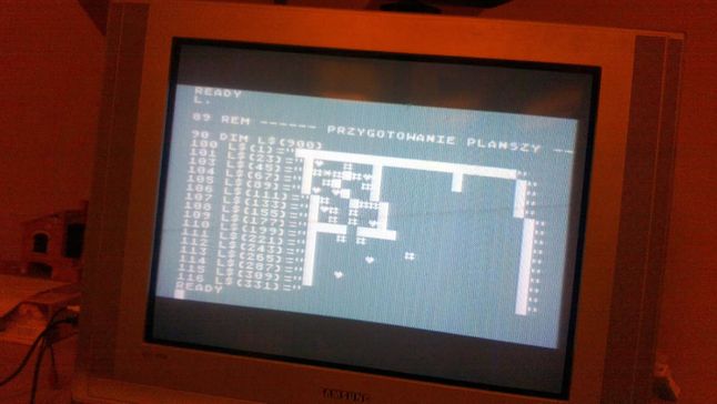 Edycja kodu Atari Basic