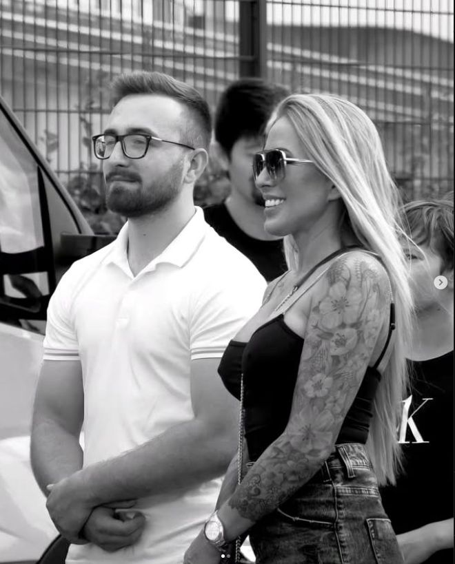 Sylwia Peretti z synem