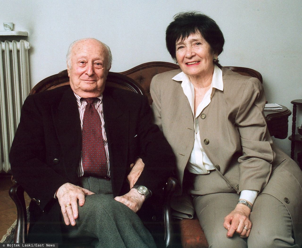 Władysław Szpilman z żoną Haliną
