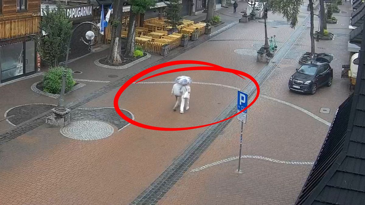 Czwartkowe ujęcie z Zakopanego.