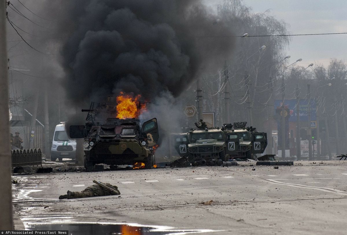 Rosjanie zatrzymali się na północ od Kijowa. "Brakuje im benzyny i żywności" 