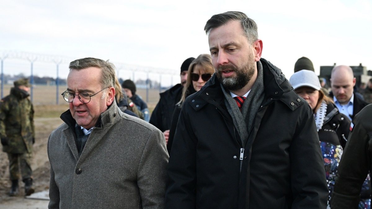 Boris Pistorius i Władysław Kosiniak-Kamysz w Rzeszowie.