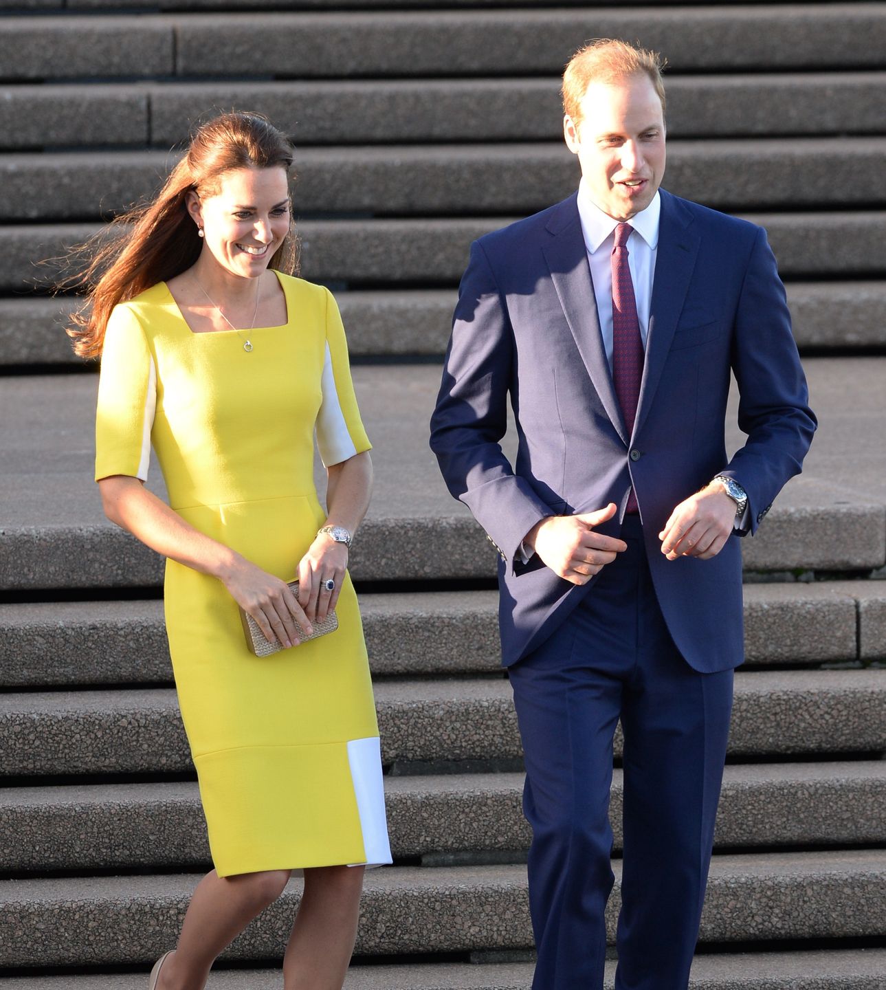 Kate i William podczas ich oficjalnej wizyty w Australii w 2014 roku 
