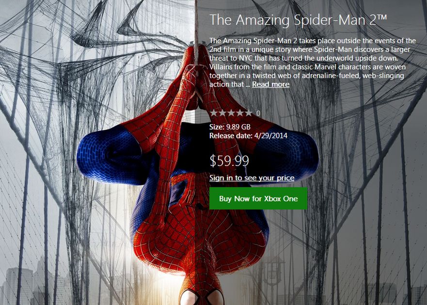 &quot;Bezterminowo opóźniony&quot; The Amazing Spider-Man 2 jednak wskoczył na Xboksa One