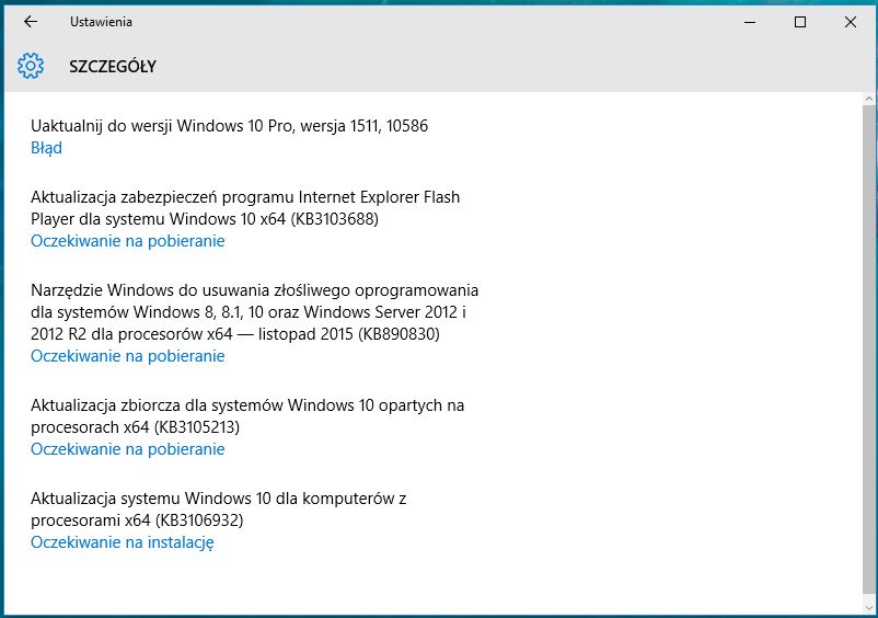 Szczegółowe informacje niewiele dziś wnoszą