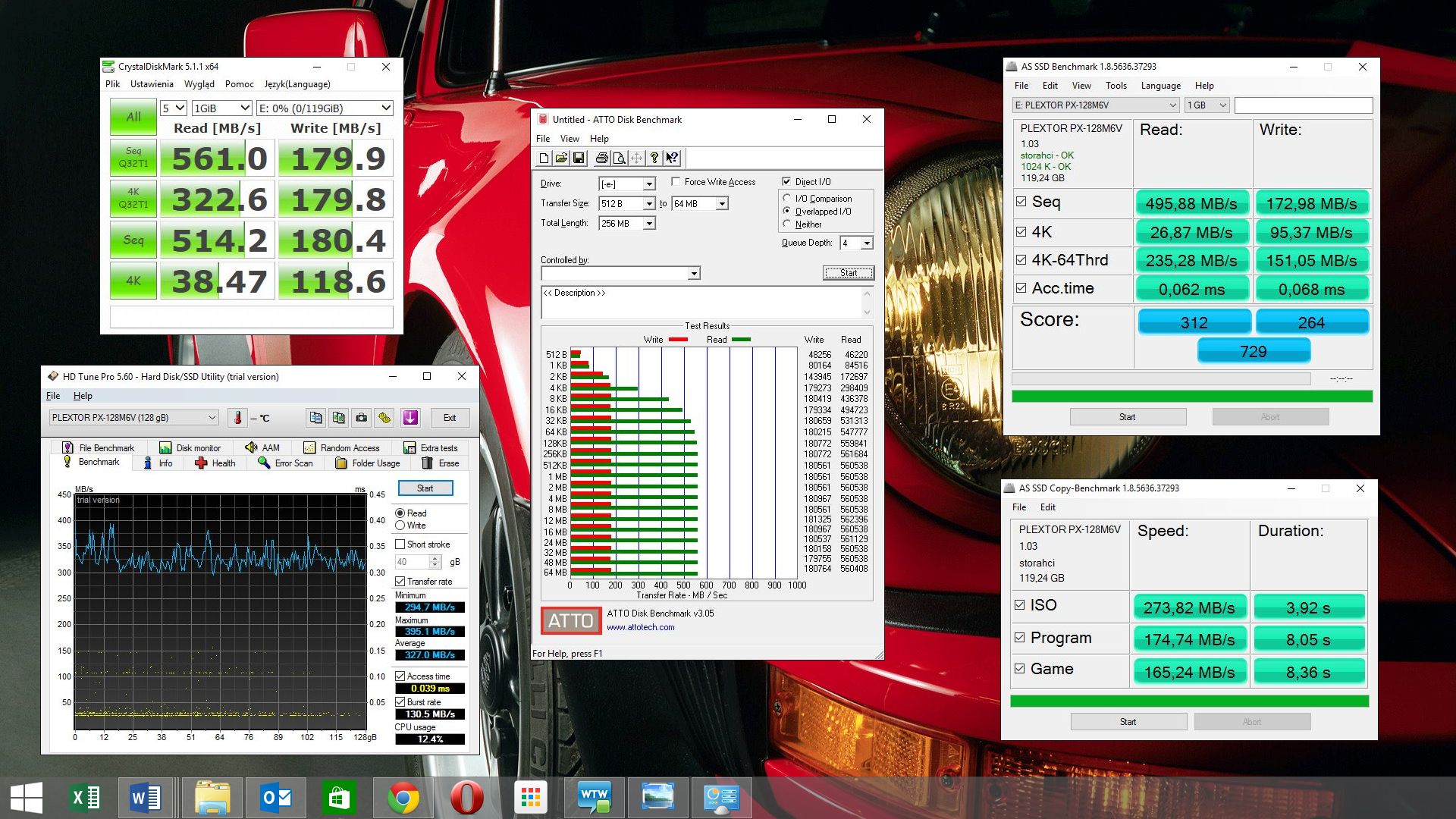M6V – testujemy tanią serię dysków od Plextora, modele 128 i 256 GB 4