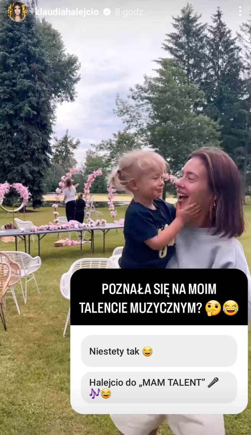 Klaudia Halejcio - 2. urodziny córeczki