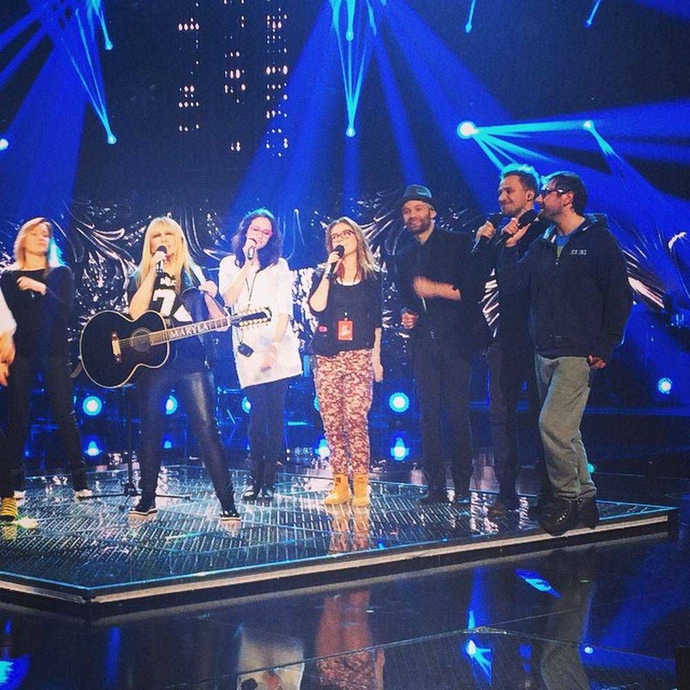 Maryla Rodowicz na planie The Voice Of Poland