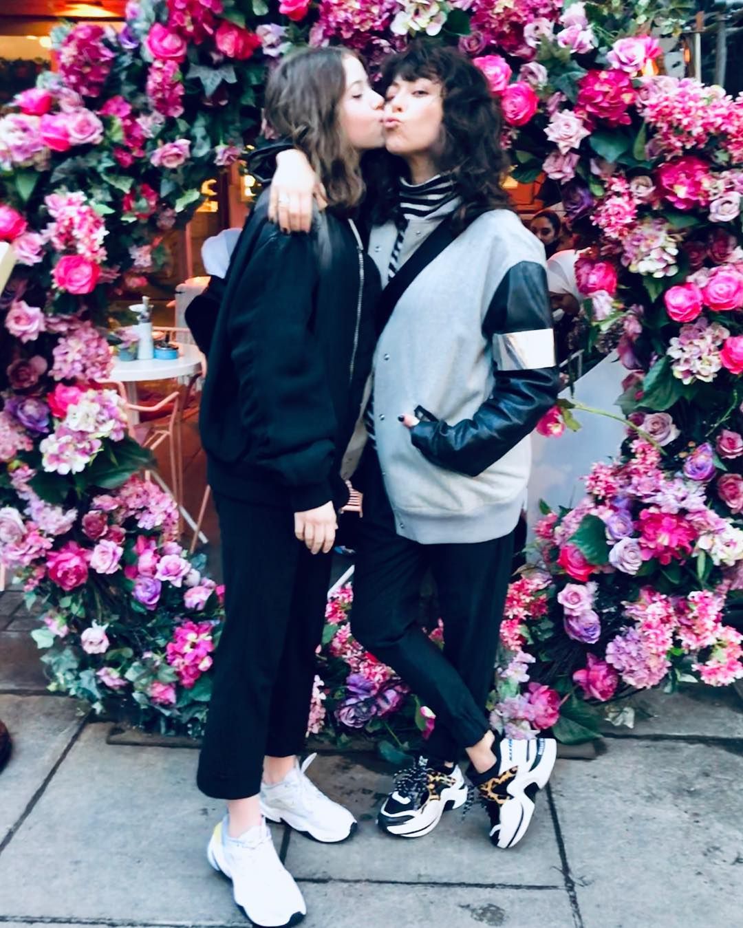 Natalia Kukulska z córką Anią Dąbrówką w Londynie