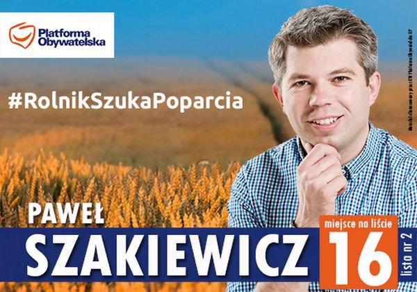 Paweł Szakiewicz szykuje się do Sejmu. Najpierw szukał żony, teraz szuka poparcia w wyborach