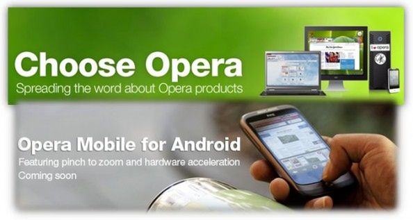 Opera Mobile dla Androida już w listopadzie