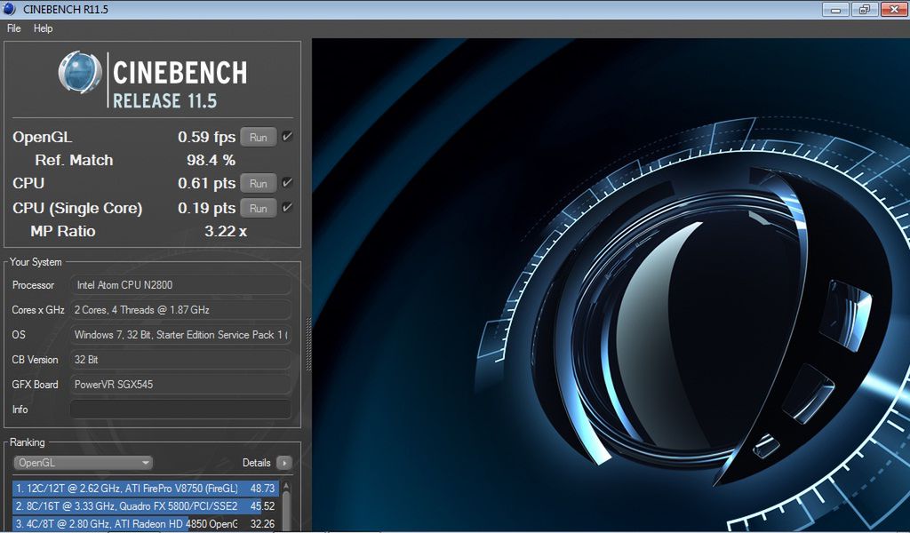 Asus Eee PC 1025C Flare - mikrus z nowym Atomem [test] 17