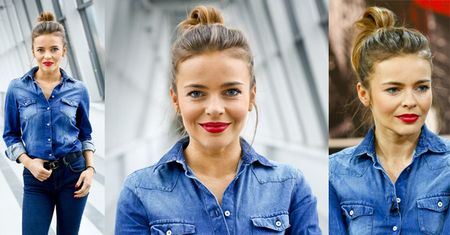 Herbuś cała w dżinsie! (ZDJĘCIA)