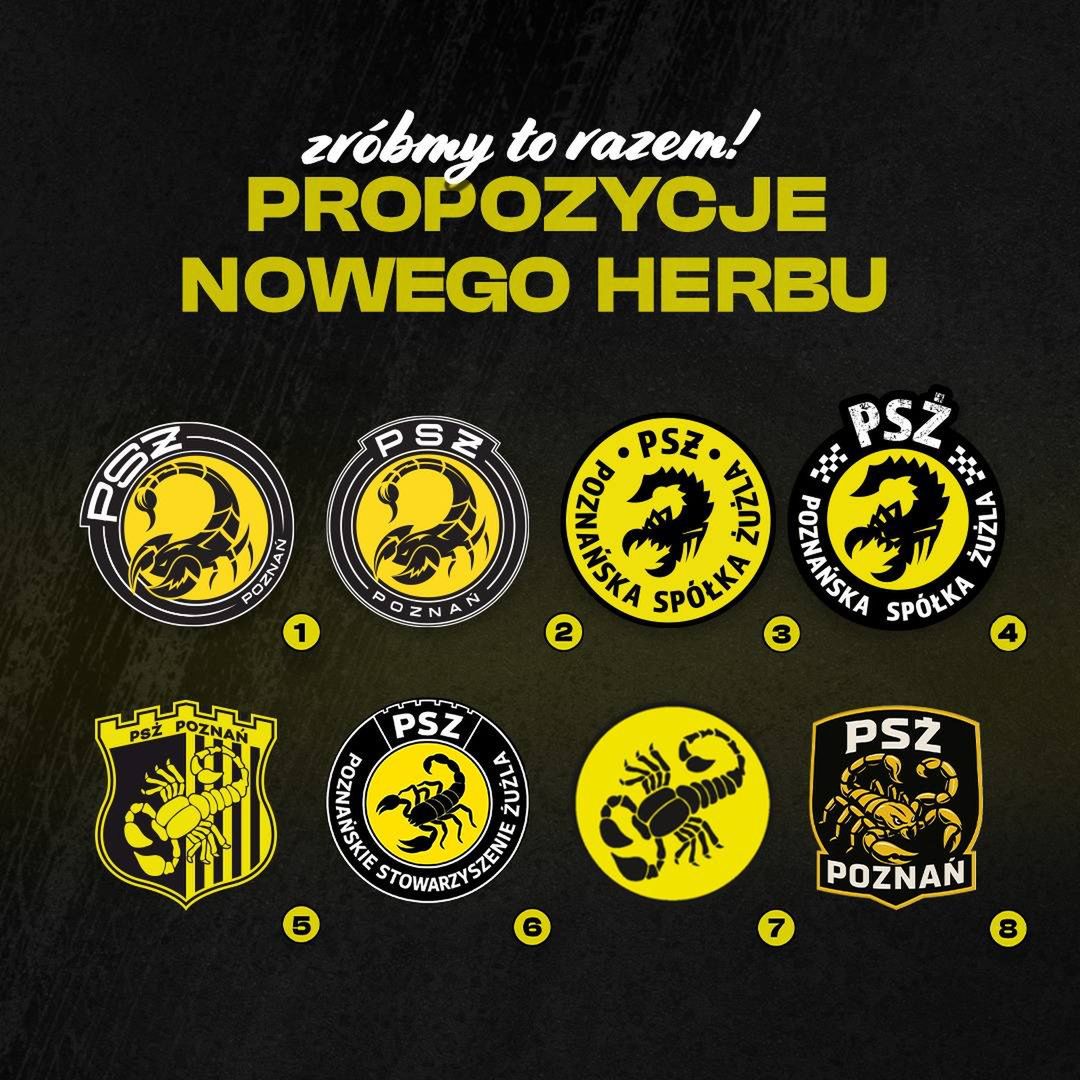 Propozycje nowego herby fot. PSŻ
