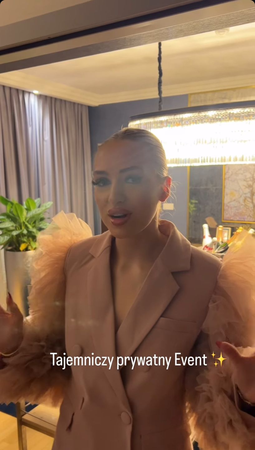 Caroline Derpienski zorganizowała prywatny event
