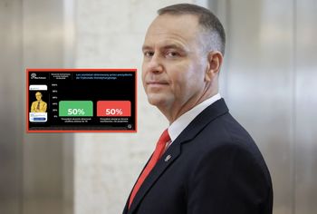 Polska podzielona dokładnie na pół. Zapytali o ruch Nawrockiego
