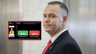 Polska podzielona dokładnie na pół. Zapytali o ruch Nawrockiego